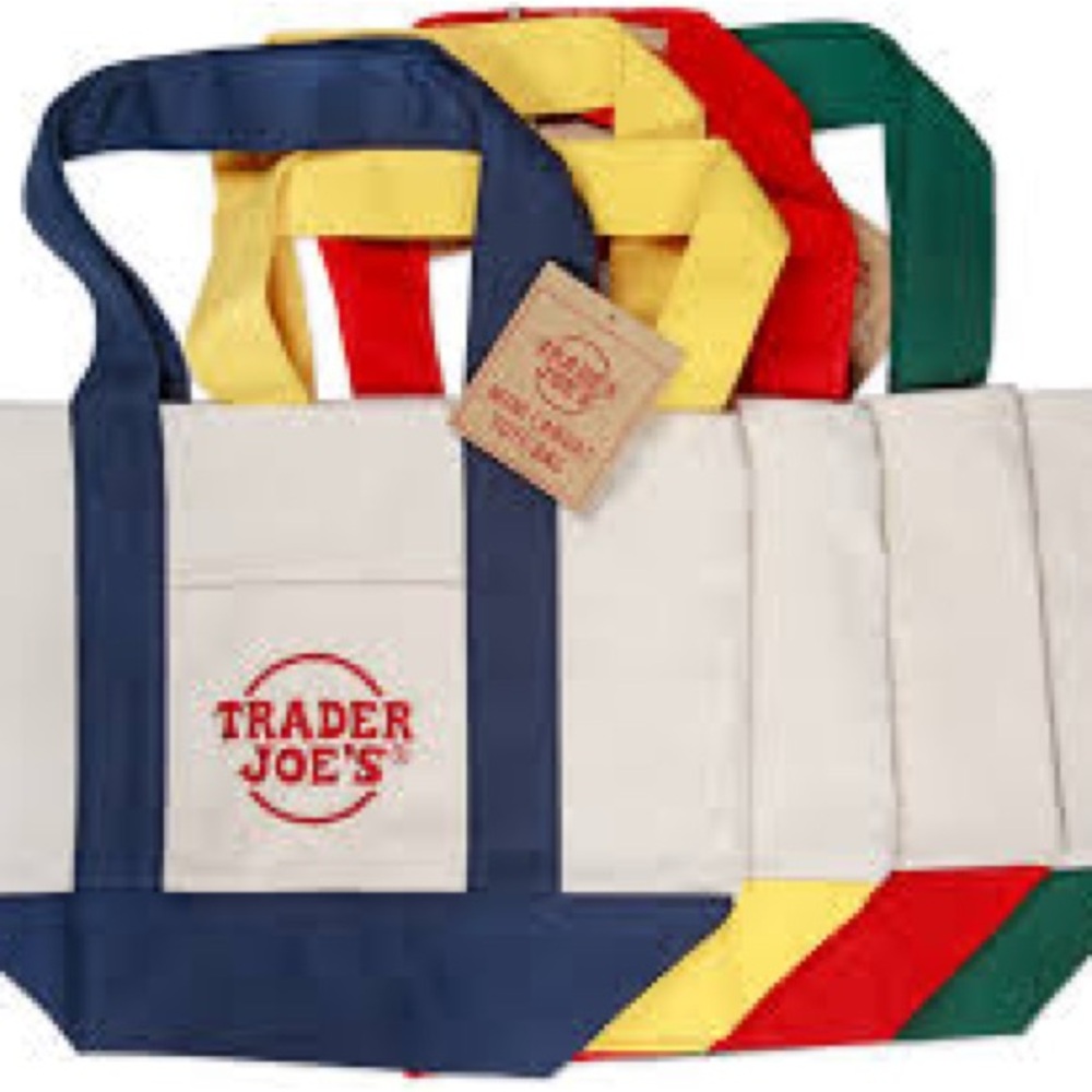 Trader Joe’s Mini Tote Bags Set Of 4 Limited Edition NEW